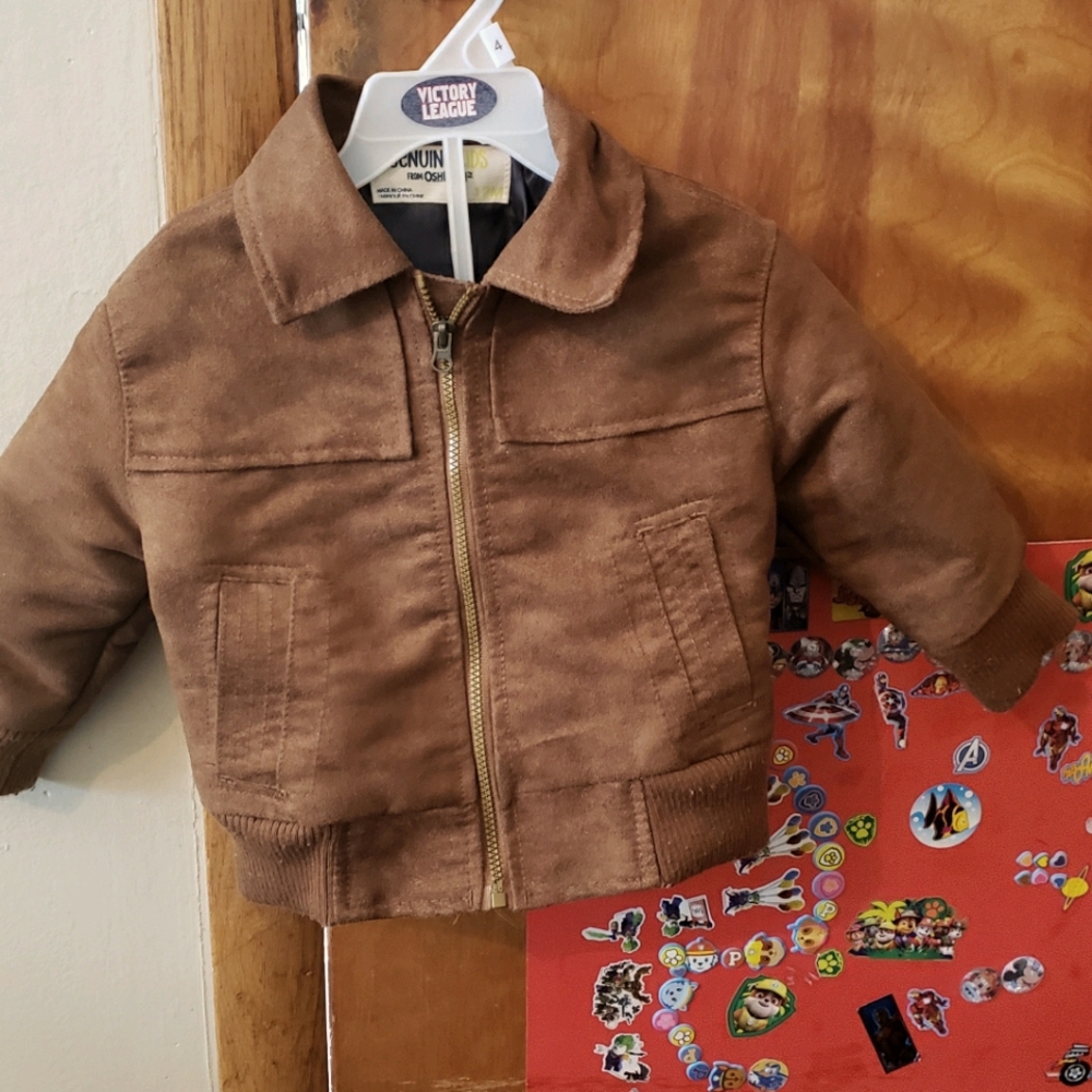 Brown sued bomber jacket